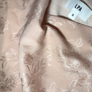 LPA small midi skirt, pink floral